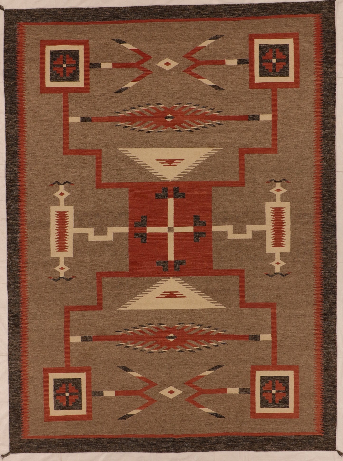 9x12 - Kilim Fine/Wool All Over Rectangle - Hand Knotted Rug
