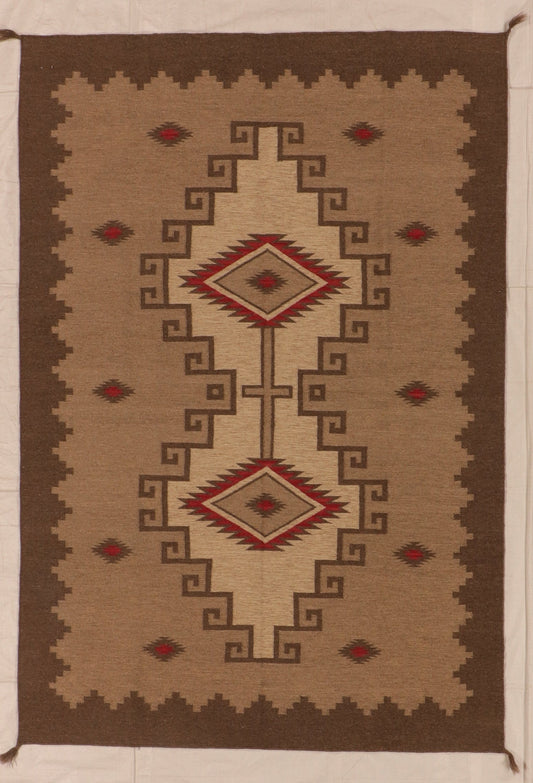 6x9 - Kilim Fine All Over Rectangle - Hand Knotted Rug
