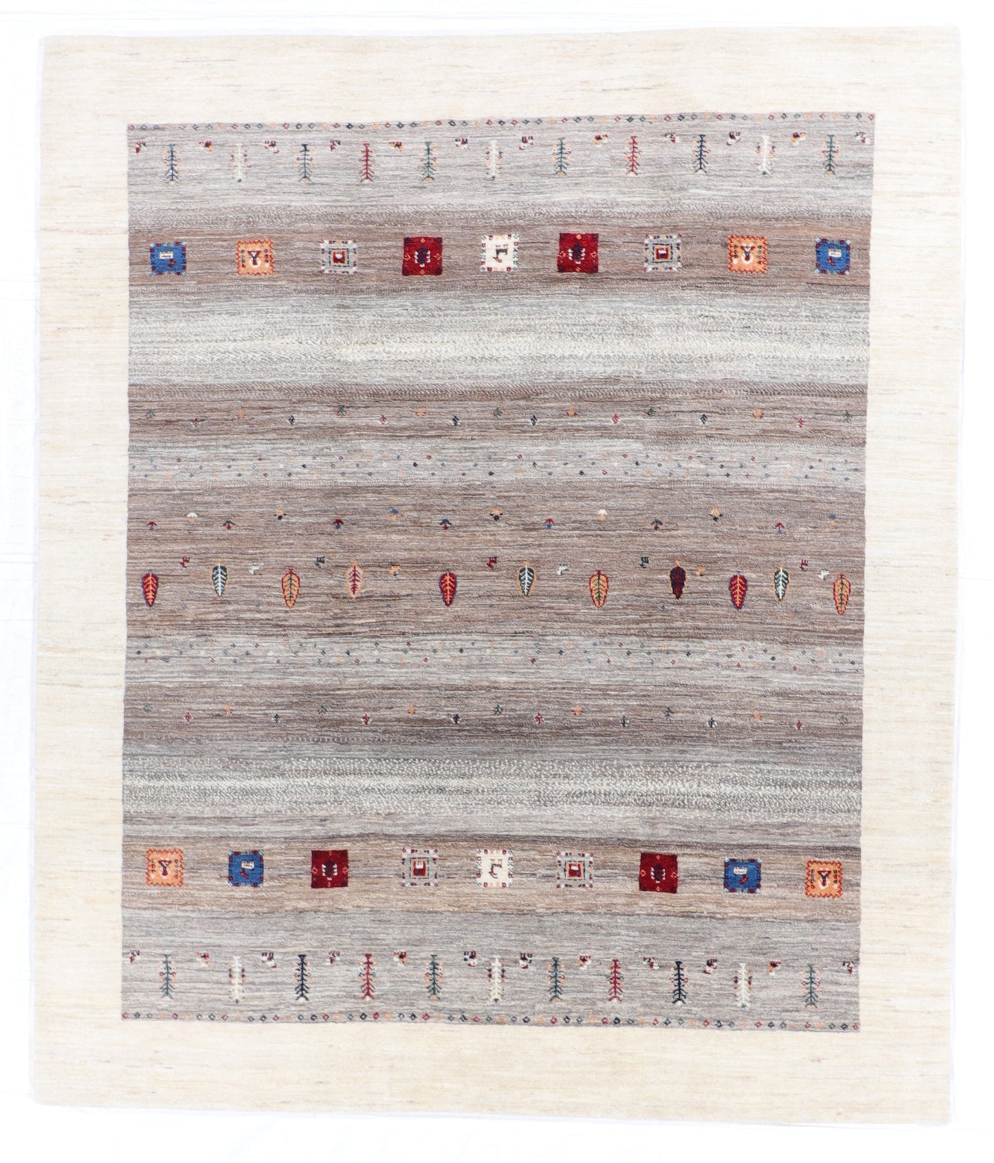 8 x 10 - Atash Fine/Wool All Over Rectangle - Hand Knotted Rug — 66396