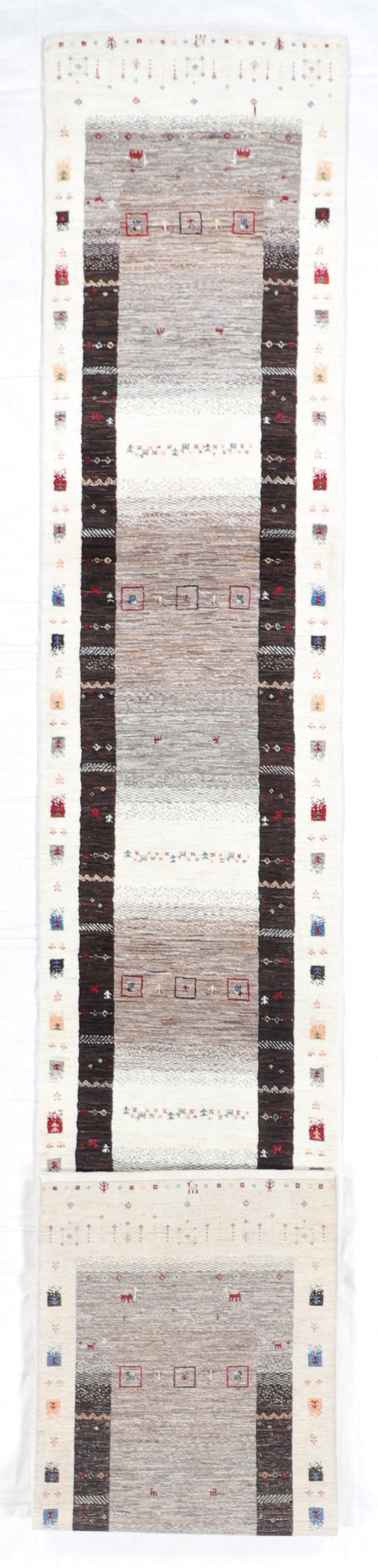 2.7 x 16.6 -  Atash Fine/Wool All Over Rectangle - Hand Knotted Rug — 66400