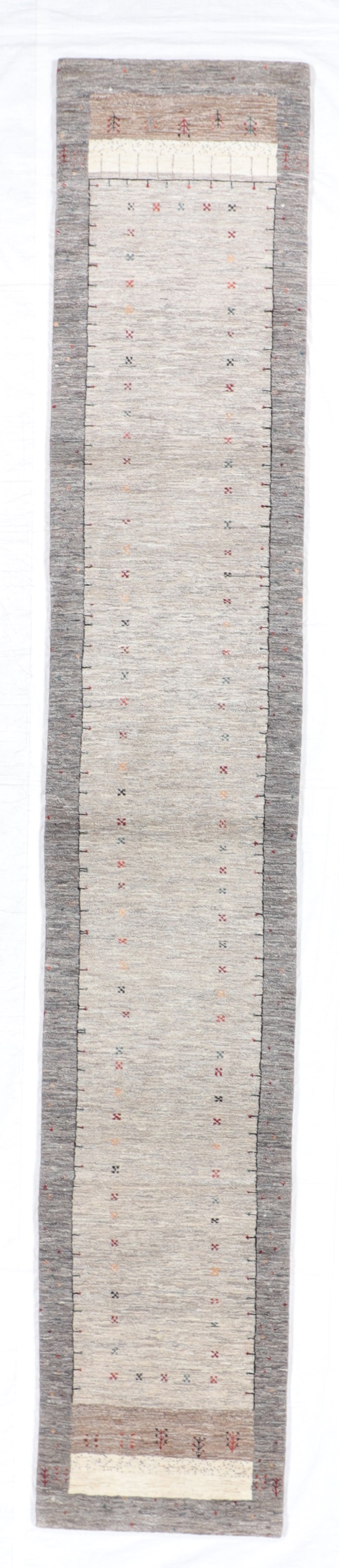 2.7 x 14.9 Runner - Qashqulie Fine/Wool All Over Rectangle - Hand Knotted Rug