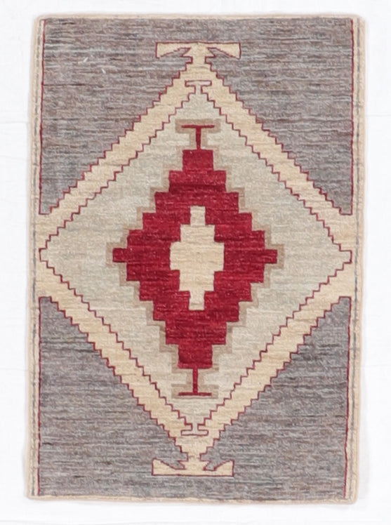 2 x 3 - Mountain Modern Fine/Wool All Over Rectangle - Hand Knotted Rug — 66421
