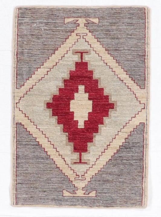 2 x 3 - Mountain Modern Fine/Wool All Over Rectangle - Hand Knotted Rug — 66421