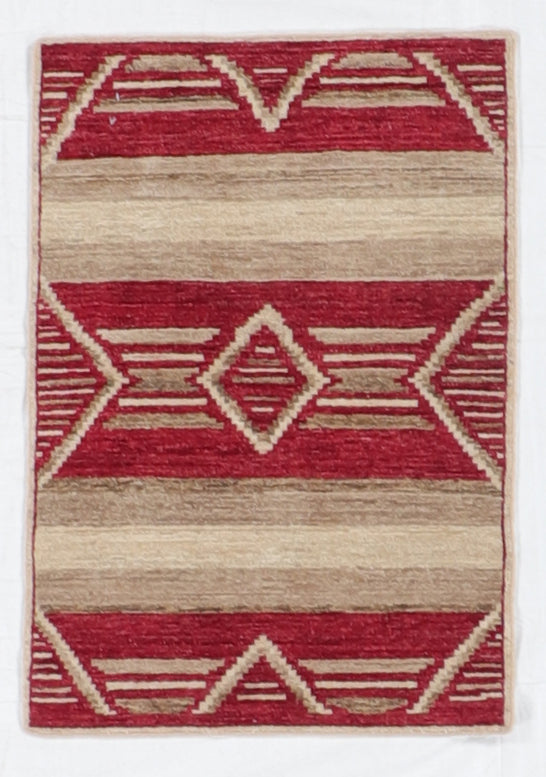 2.1 x 3 - Mountain Modern Fine/Wool All Over Rectangle - Hand Knotted Rug — 66427