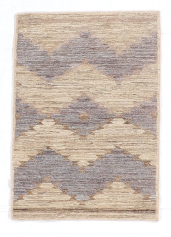 2.1 x 3 - Mountain Modern Fine/Wool All Over Rectangle - Hand Knotted Rug — 66429