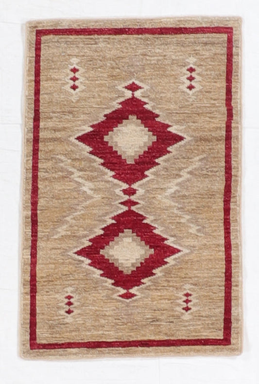 2 x 3.1 - Mountain Modern Fine/Wool All Over Rectangle - Hand Knotted Rug — 66431