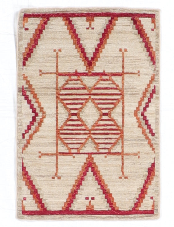 2 x 2.11  - Mountain Modern Fine/Wool All Over Rectangle - Hand Knotted Rug — 66434