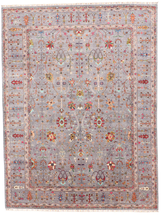 9 x 12 - Baluch Fine/Wool All Over Rectangle - Hand Knotted Rug
