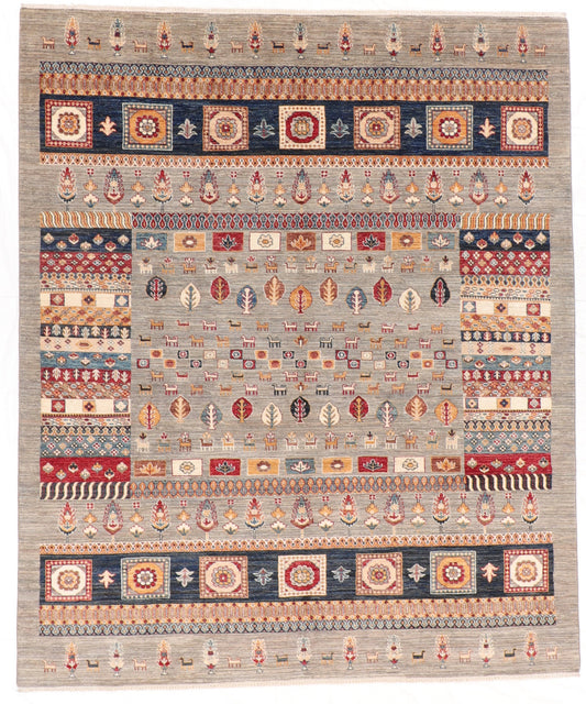 8 x 10 - Lori Baft Fine/Wool All Over Rectangle - Hand Knotted Rug