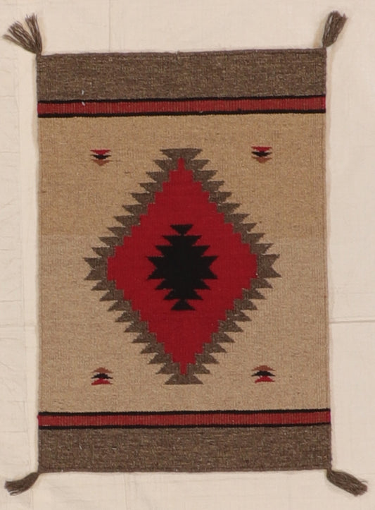 2 x 3 - Kilim Navajo Fine/Wool All Over Rectangle - Hand Knotted Rug
