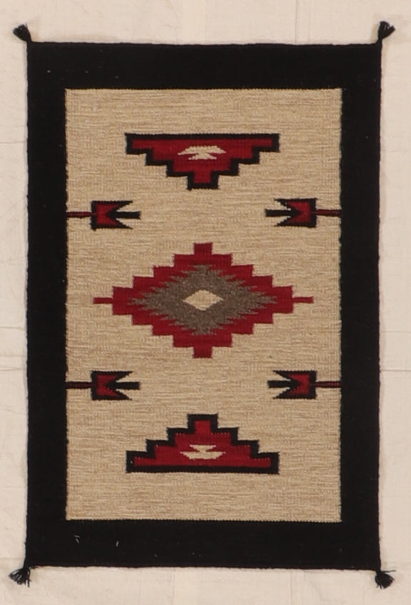 2 x 3 - Kilim Navajo Fine/Wool All Over Rectangle - Hand Knotted Rug