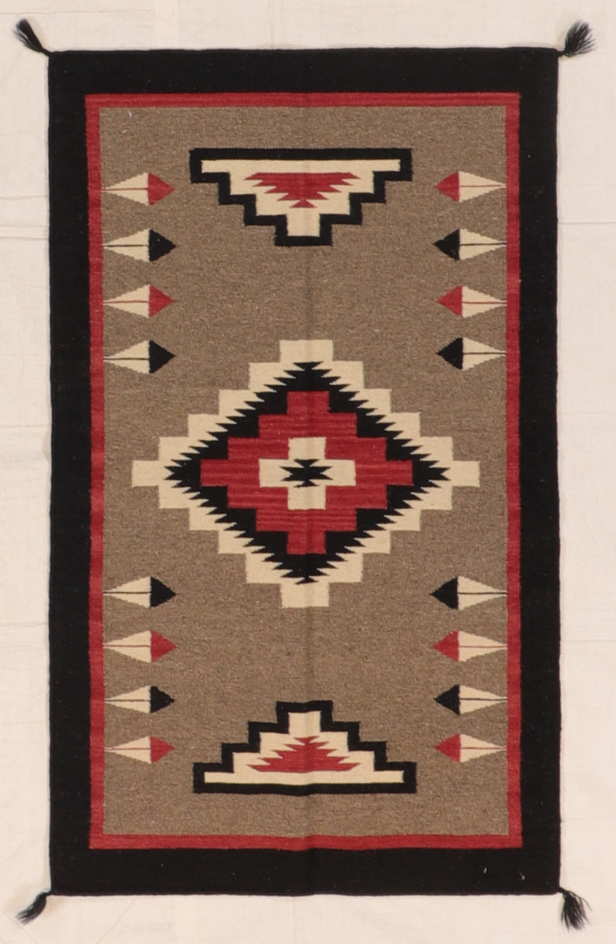 3 x 5 - Kilim Navajo Fine/Wool All Over Rectangle - Hand Knotted Rug