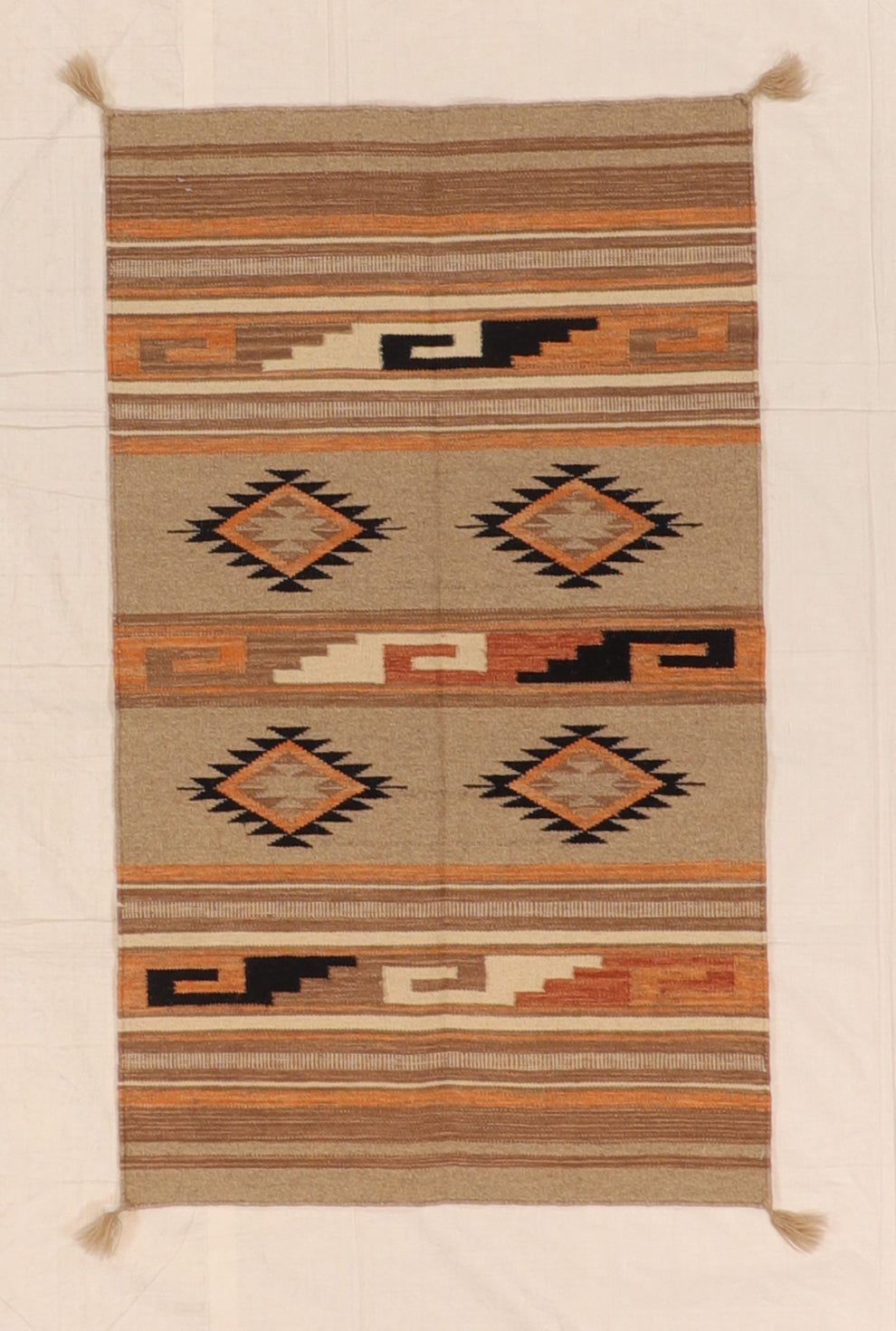 3 x 5 - Kilim Navajo Fine/Wool All Over Rectangle - Hand Knotted Rug
