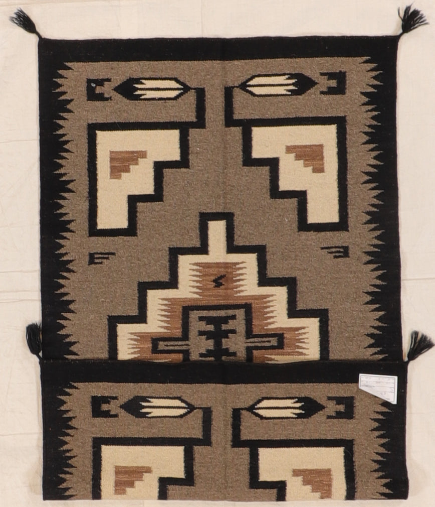 3 x 5 - Kilim Navajo Fine/Wool All Over Rectangle - Hand Knotted Rug — 66485