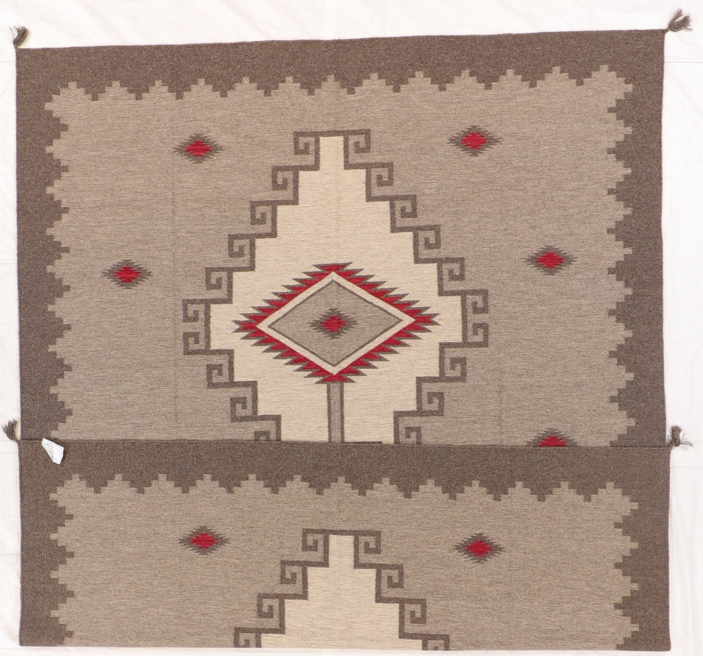 8 x 10 - Kilim Navajo Fine/Wool All Over Rectangle - Hand Knotted Rug — 66500