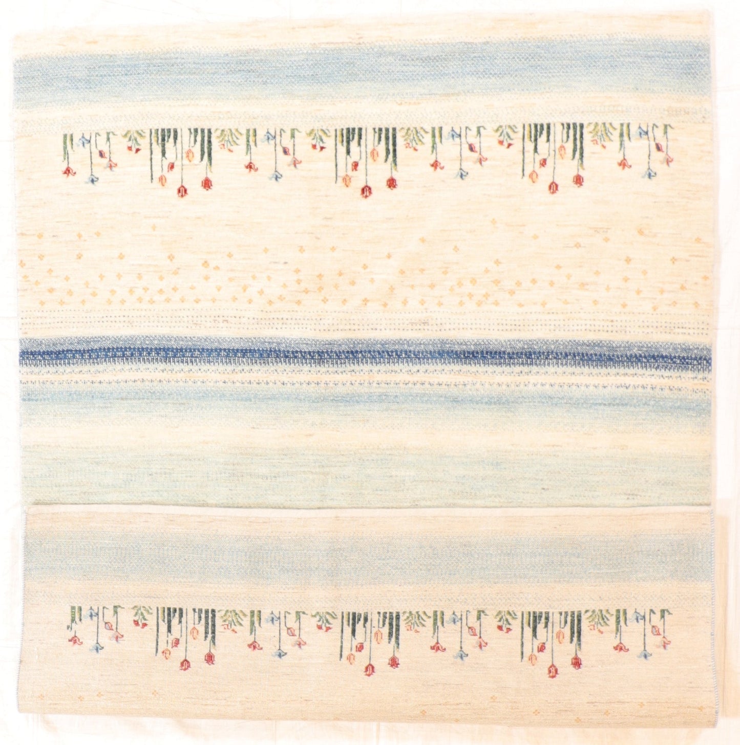 5 x 7 - Gabbeh Fine/Wool All Over Rectangle - Hand Knotted Rug — 66515