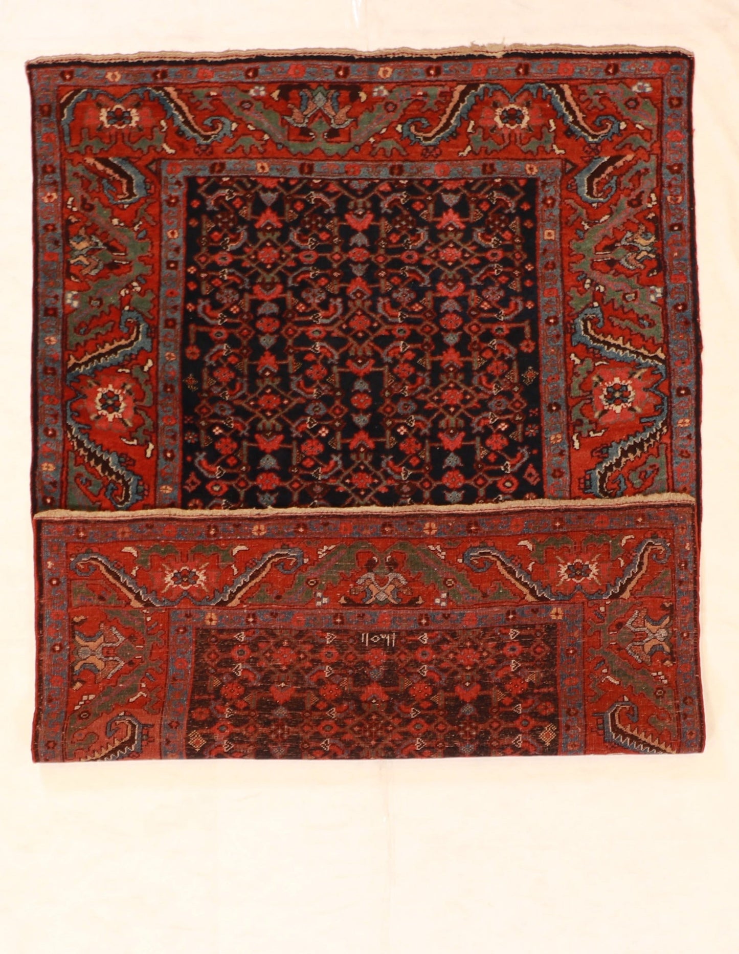 5x7 - Bijar Antique/Wool All Over Rectangle - Hand Knotted Rug