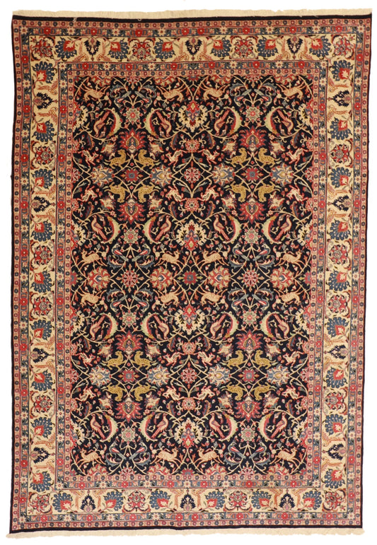 6x9 - Vermin Wool All Over Rectangle - Hand Knotted Rug — 8074