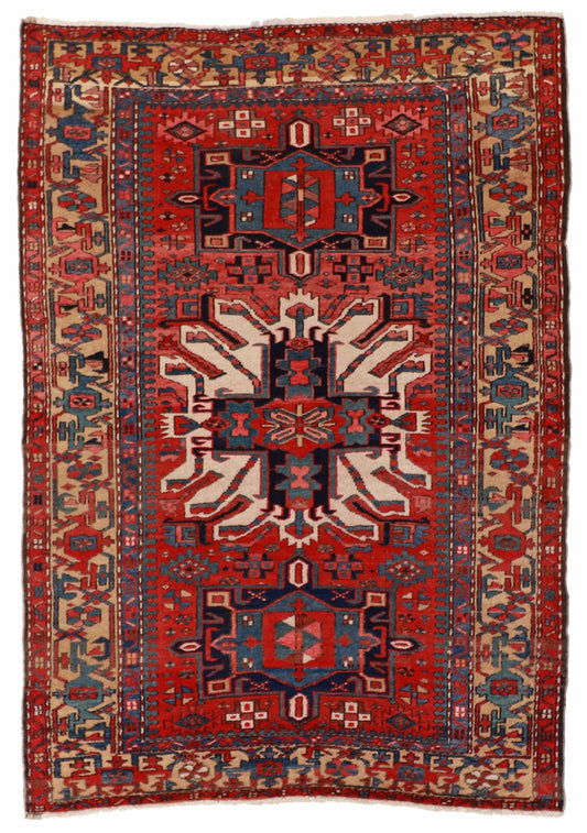 5x7 - Ahar Fine All Over Rectangle - Hand Knotted Rug